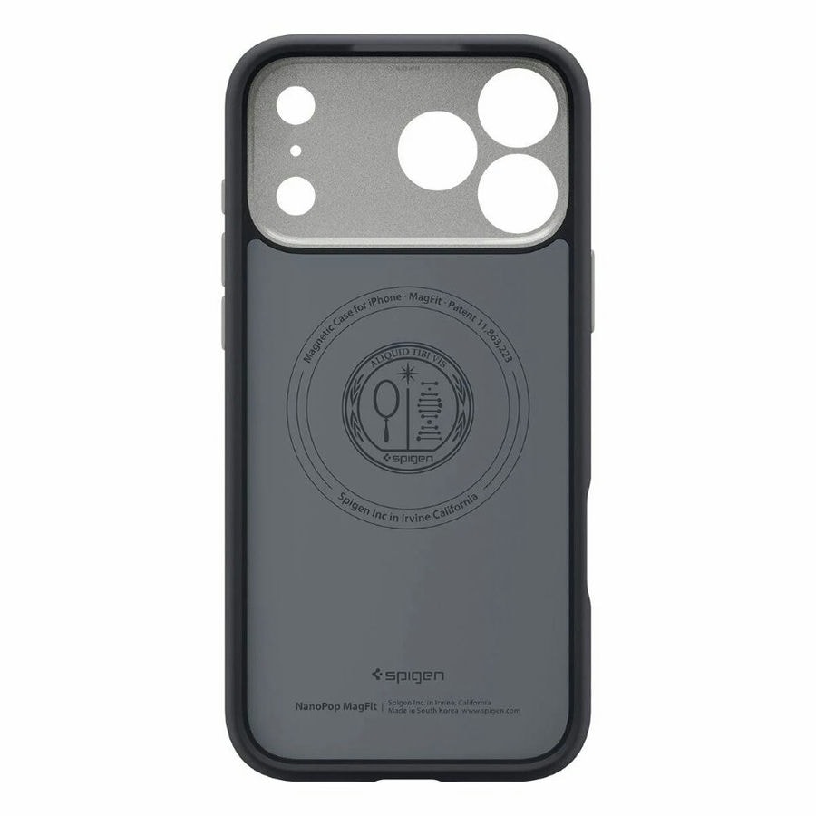 Чехол защитный Spigen Caseology Nano Pop MagSafe для iPhone 17 Pro Max Черный (Black Sesame)