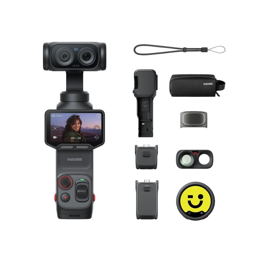 Экшн-камера Insta360 Luna Ultra Creator Bundle Черный (Cosmic Black)