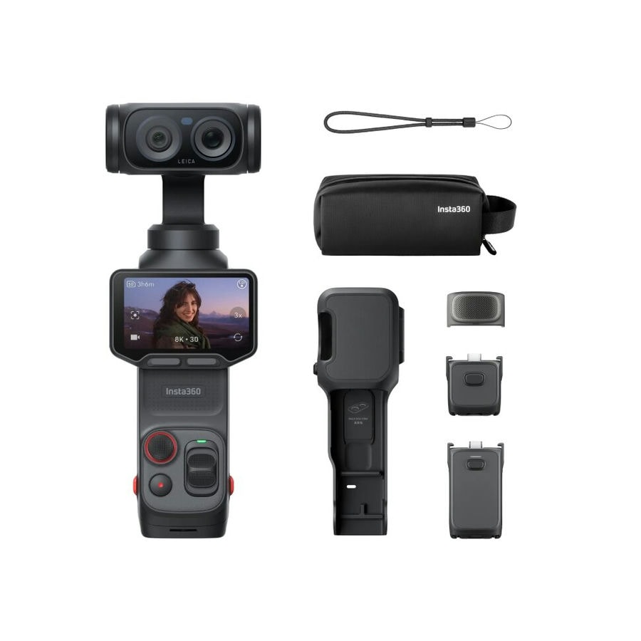 Экшн-камера Insta360 Luna Ultra Endurance Bundle Черный (Cosmic Black)
