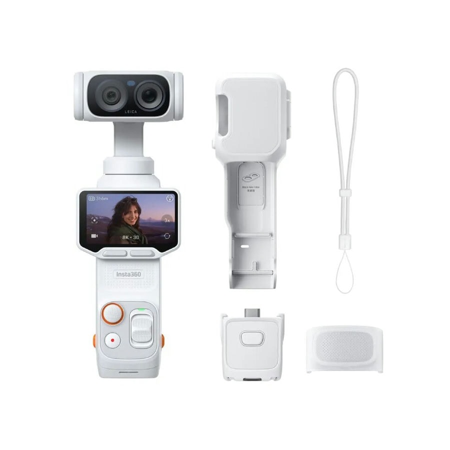 Экшн-камера Insta360 Luna Ultra Standard Bundle Белый (Stellar White)