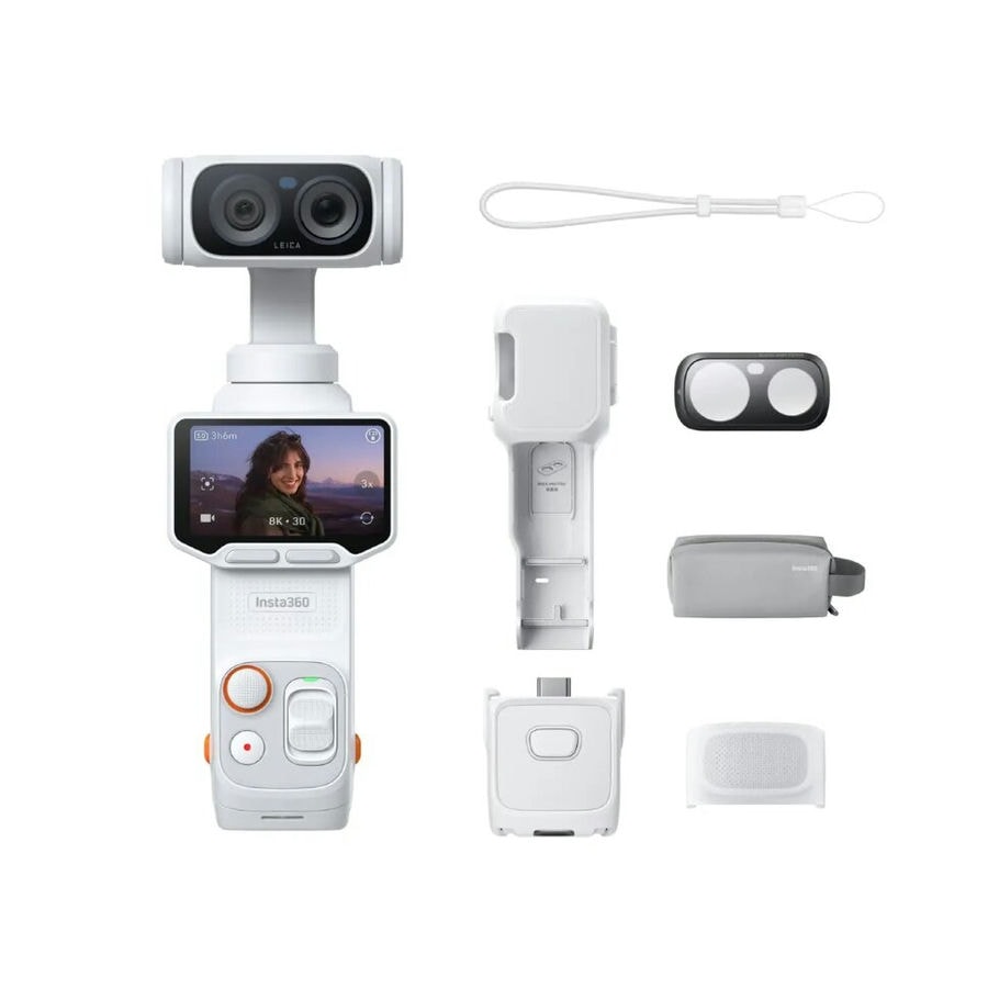 Экшн-камера Insta360 Luna Ultra Essential Bundle Белый (Stellar White)