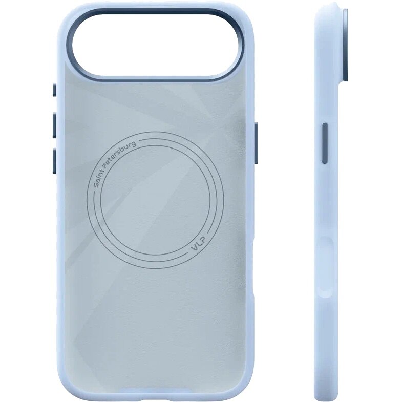 Чехол защитный VLP Aster Pro Case MagSafe для iPhone Air Голубой