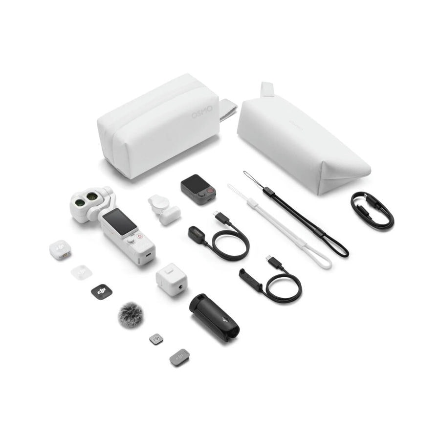 Экшн-камера DJI Osmo Pocket 4P Vlog Combo Белый (White)