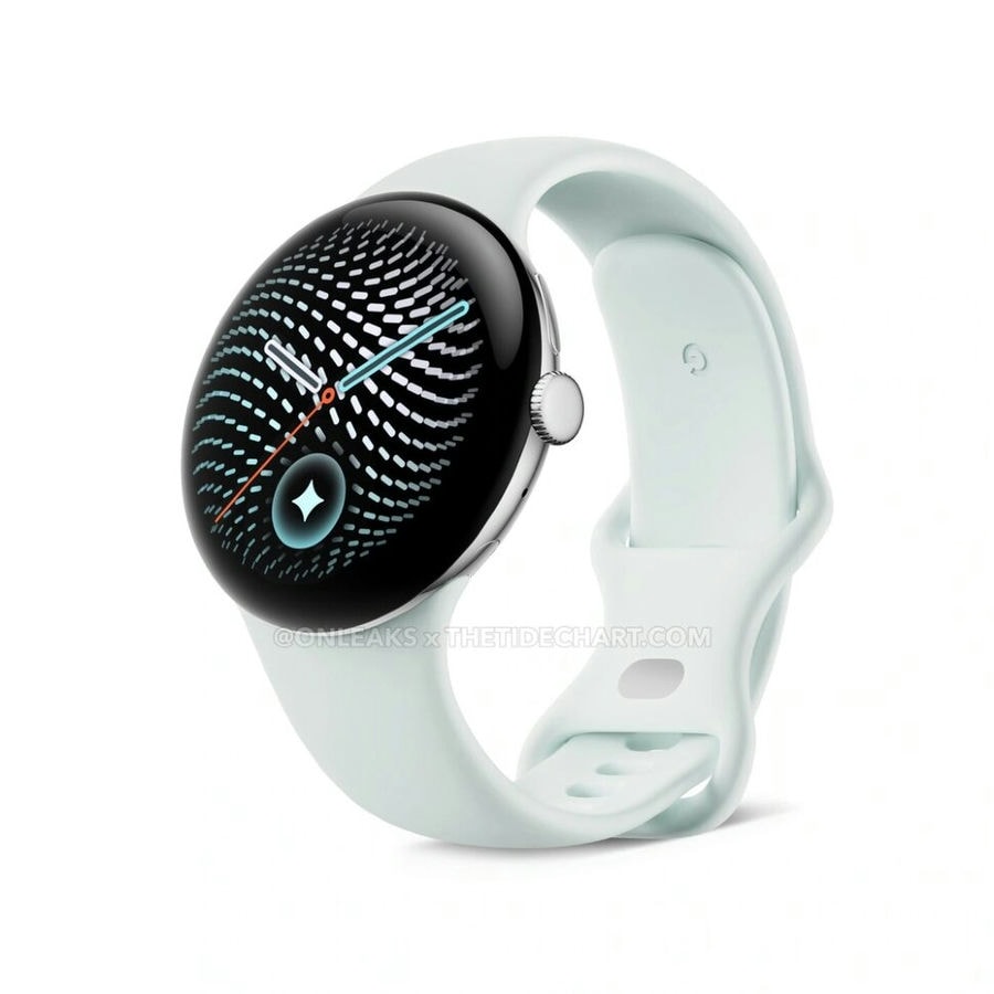 Умные часы Google Pixel Watch 5 45mm Wi-Fi Серебряный/Серый (Natural Silver/Fog)