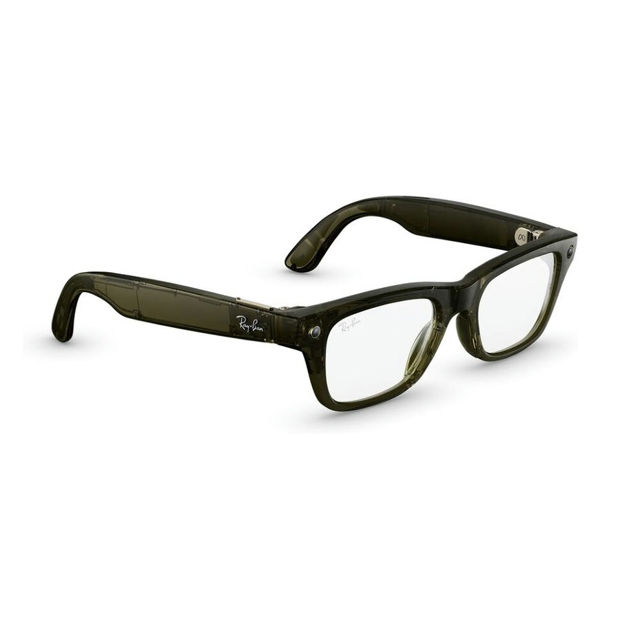 Умные очки Ray-Ban Meta Blazer Optics (Gen 2) Shiny Transparent Dark Olive (L) (RW7001)