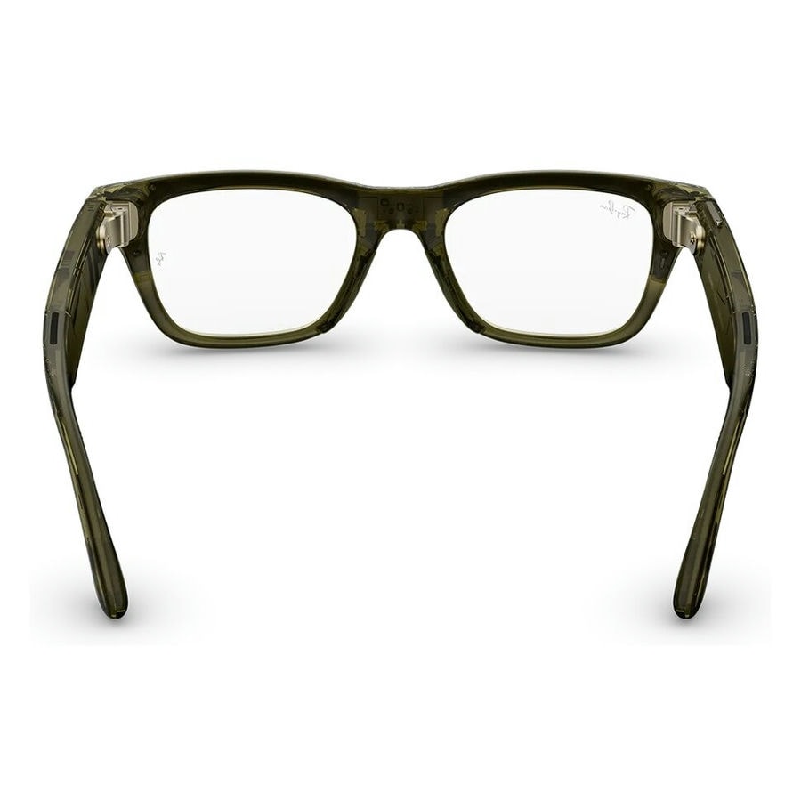 Умные очки Ray-Ban Meta Blazer Optics (Gen 2) Shiny Transparent Dark Olive (M) (RW7001)