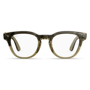 Умные очки Ray-Ban Meta Scriber Optics (Gen 2) Shiny Transparent Stone Beige (RW7002)
