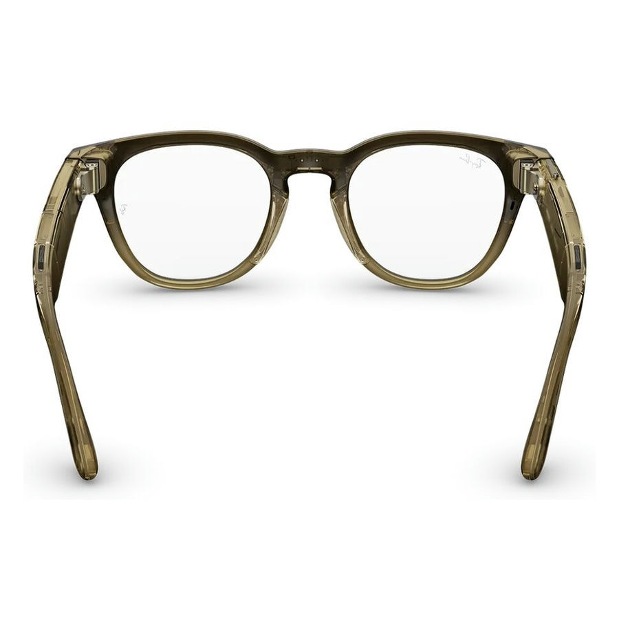 Умные очки Ray-Ban Meta Scriber Optics (Gen 2) Shiny Transparent Stone Beige (RW7002)