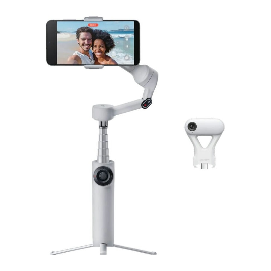 Электрический стабилизатор Insta360 Flow 2 AI Tracker Bundle Серый (Stone Gray)