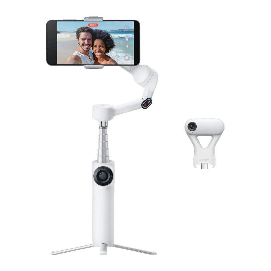 Электрический стабилизатор Insta360 Flow 2 AI Tracker Bundle Белый (Arctic White)