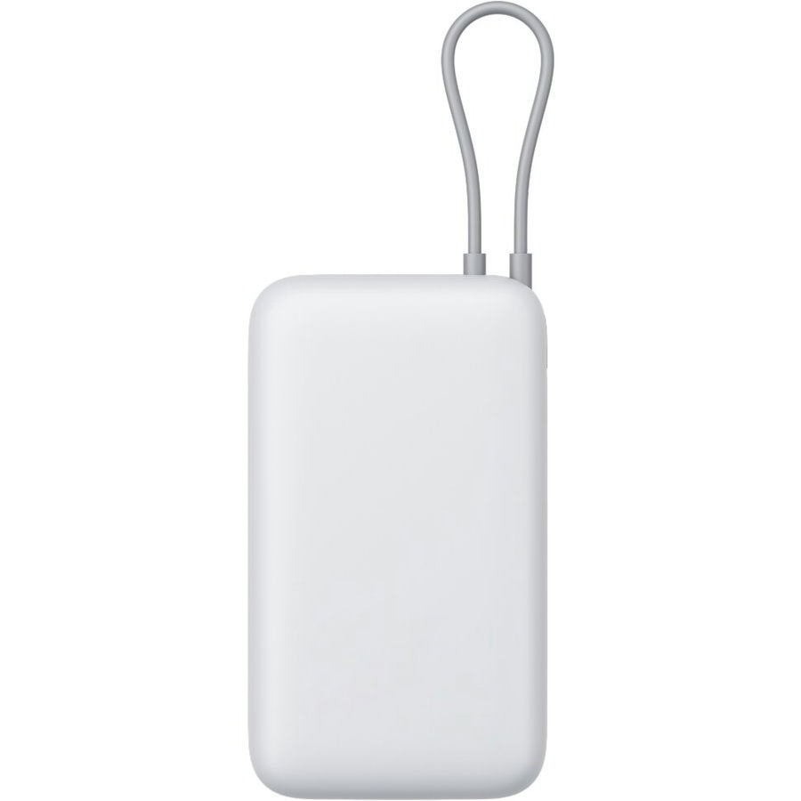 Внешний аккумулятор Xiaomi Power Bank 20000mAh Integrated Cable Серый (Light Gray)