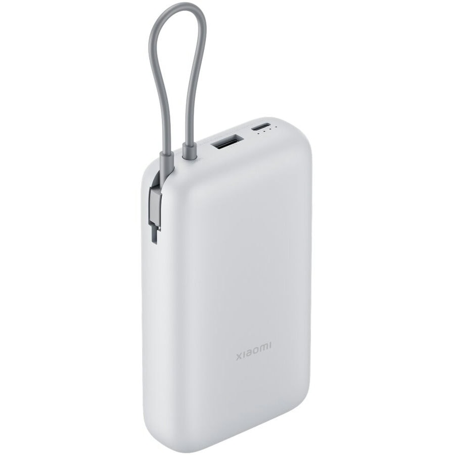 Внешний аккумулятор Xiaomi Power Bank 20000mAh Integrated Cable Серый (Light Gray)