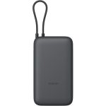 Внешний аккумулятор Xiaomi Power Bank 20000mAh Integrated Cable Черный (Dark Gray)