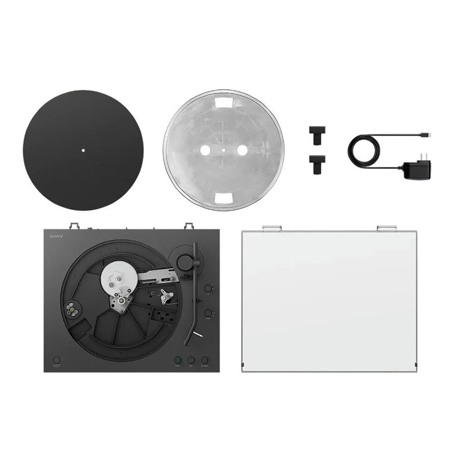 Виниловый проигрыватель Sony PS-LX3BT Черный