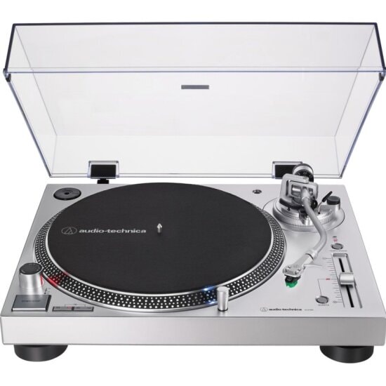 Виниловый проигрыватель Audio-Technica AT-LP120X-USB Серебристый