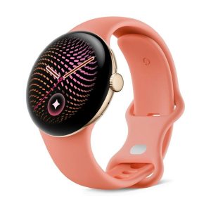 Умные часы Google Pixel Watch 5 41mm Wi-Fi Золотой/Розовый (Warm Gold/Coral)