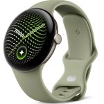 Умные часы Google Pixel Watch 5 45mm Wi-Fi Золотой/Зеленый (Pyrite/Hazel)