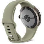 Умные часы Google Pixel Watch 5 45mm Wi-Fi Золотой/Зеленый (Pyrite/Hazel)