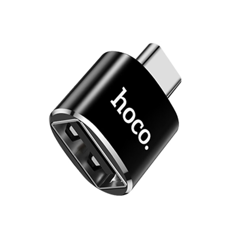 Адаптер переходник HOCO UA5 OTG Type-C на USB Черный