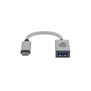 Адаптер переходник uBear USB-C hub Link Type-C на USB Серебро