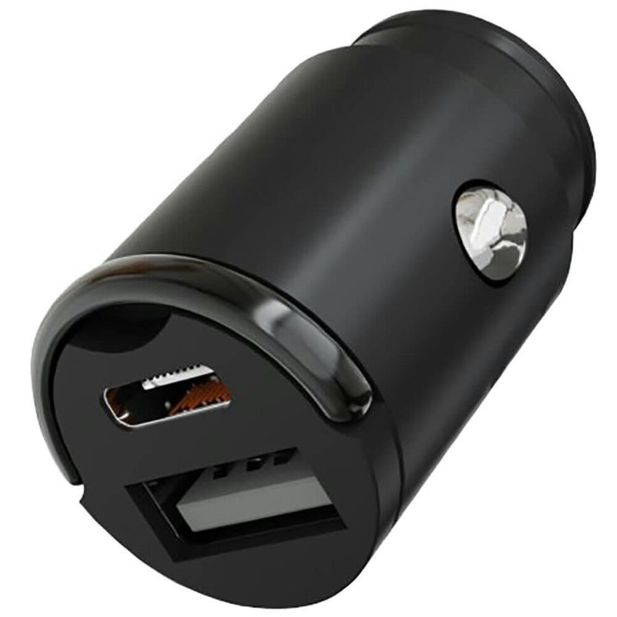 Автомобильное зарядное устройство VLP С-Power 38W USB-C+USB-A PD QC Черный