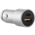 Автомобильное зарядное устройство uBear Ride Car Chargen USB-A/USB-C 20W Серебро