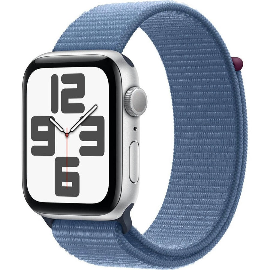 Умные часы Apple Watch SE 2023 40mm Silver Aluminum Case with Winter Blue Sport Loop