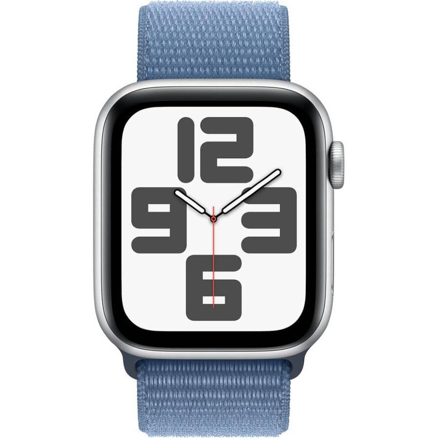 Умные часы Apple Watch SE 2023 40mm Silver Aluminum Case with Winter Blue Sport Loop