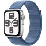 Умные часы Apple Watch SE 2023 44mm Silver Aluminum Case with Winter Blue Sport Loop