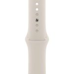 Умные часы Apple Watch Series 9 45mm Starlight Aluminum Case with Starlight Sport Band (M/L)