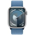 Умные часы Apple Watch Series 9 41mm Silver Aluminum Case with Blue Sport Loop