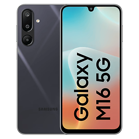 Смартфон Samsung Galaxy M16 5G 6/128GB Черный (Thunder Black)