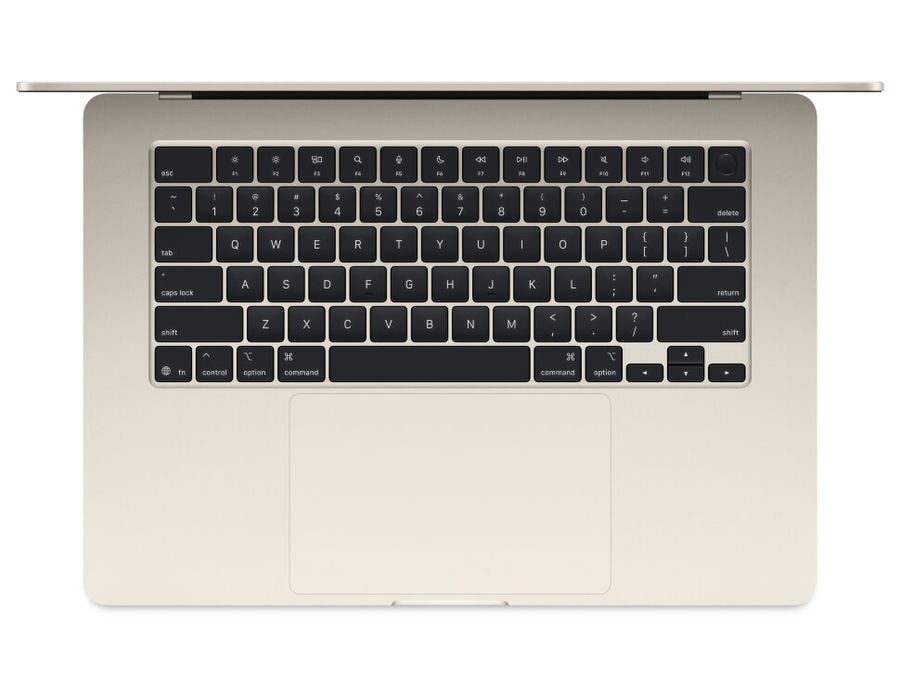 Ноутбук Apple MacBook Air 15 2025 MW1K3 (M4 10-Core GPU, 16/512GB) Сияющая звезда (Starlight)